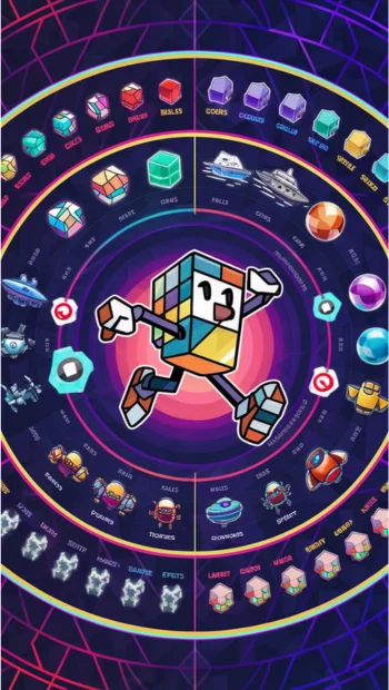 Geometry Dash APK - Personalización de personajes